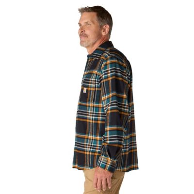 Image showing  Men's Hamilton Rugged Flex Relaxed Fit Midweight Flannel Long-Sleeve Plaid Shirt