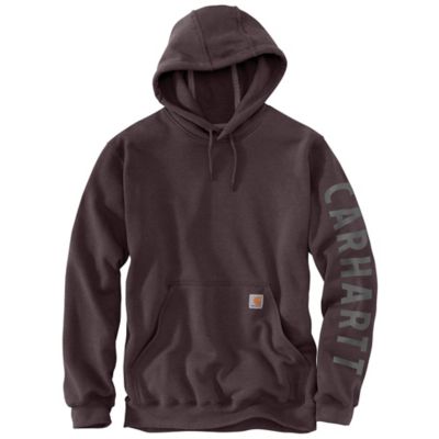 Image showing 1 th Carhartt Men's Rain Defender Loose Fit Midweight Logo Graphic Sweatshirt