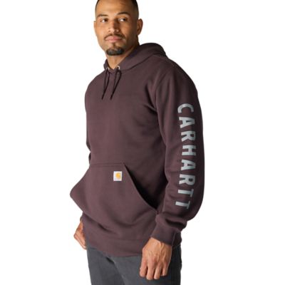 Image showing 3 th Carhartt Men's Rain Defender Loose Fit Midweight Logo Graphic Sweatshirt