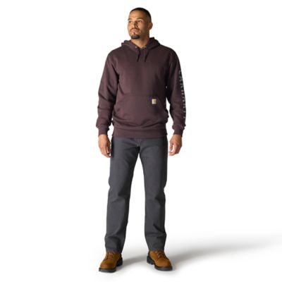 Image showing 5 th Carhartt Men's Rain Defender Loose Fit Midweight Logo Graphic Sweatshirt