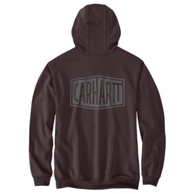 Carhartt Men's Rain Defender Loose Fit Midweight Logo Graphic Sweatshirt