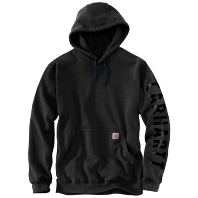 Image showing 1 th Carhartt Men's Rain Defender Loose Fit Midweight Logo Graphic Sweatshirt