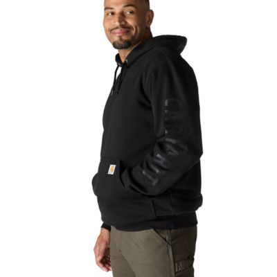Image showing 3 th Carhartt Men's Rain Defender Loose Fit Midweight Logo Graphic Sweatshirt