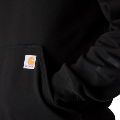 Image showing 7 th Carhartt Men's Rain Defender Loose Fit Midweight Logo Graphic Sweatshirt