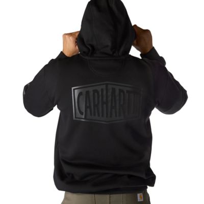 Image showing 6 th Carhartt Men's Rain Defender Loose Fit Midweight Logo Graphic Sweatshirt