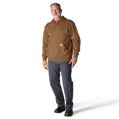 Image showing 5 th Carhartt Men's Rain Defender Loose Fit Midweight Logo Graphic Sweatshirt