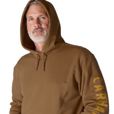 Image showing 4 th Carhartt Men's Rain Defender Loose Fit Midweight Logo Graphic Sweatshirt