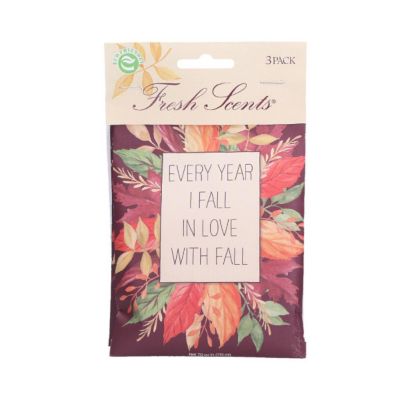 Image showing  Scented Sachet 3 pk., Love With Fall