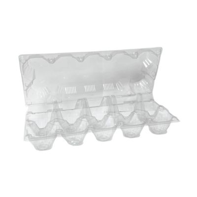 Image showing  25 pk. Plastic Egg Carton for 10 Chicken Eggs