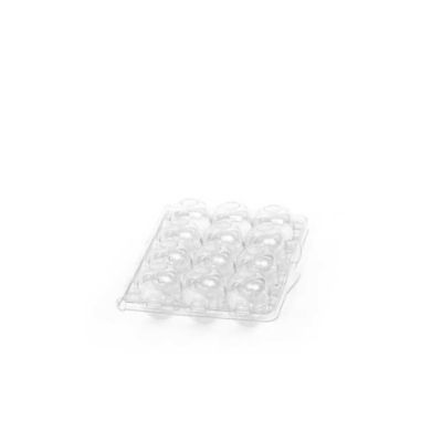 Image showing  25 pk. Plastic Egg Carton for 12 Quail Eggs