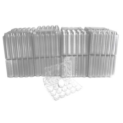 Image showing  500 pk. Plastic Egg Carton for 15 Chicken Eggs