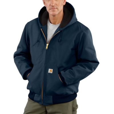 Carhartt Men's J140 Loose Fit Firm Duck Insulated Flannel-Lined Active Jac