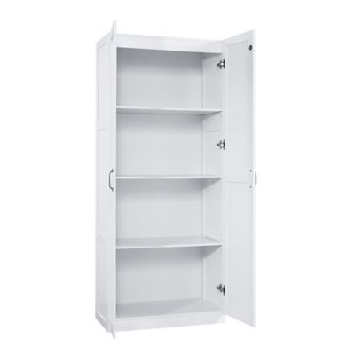 Image showing  29.6 in. W x 71.1 in. H x 16.1 in. D Hopkins Storage Closet 3.0, White, 2 pc.