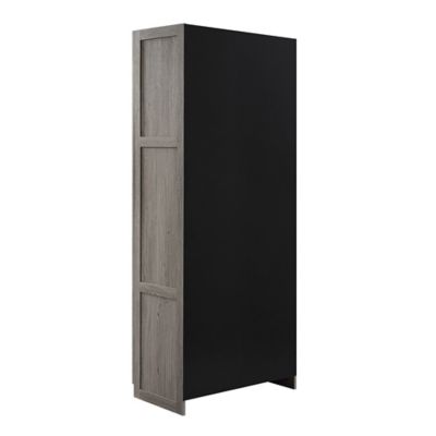 Image showing  29.6 in. W x 71.1 in. H x 16.1 in. D Hopkins Storage Closet 3.0, Gray, 2 pc.