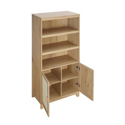 Image showing  7-Shelf Sheridan Bookcase Cabinet, Melamine