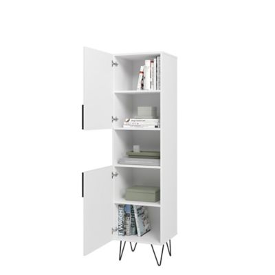 Image showing  5-Shelf Beekman Narrow Bookcase Cabinet