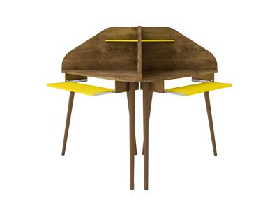 Image showing  62.62 in. Bradley 4 pc. Round Sectional Cubicle Desk