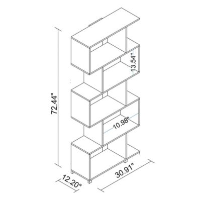 Image showing  5-Shelf Petrolina Z- Shelf