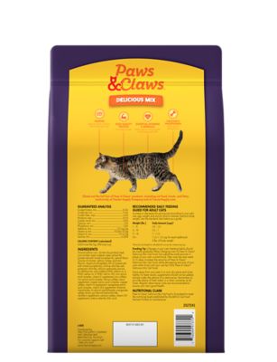 Image showing  Adult Indoor/Outdoor Delicious Mix Chicken, Salmon, Turkey and Tuna Formula Dry Cat Food