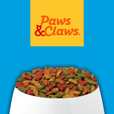 Image showing 5 th Paws & Claws Adult Indoor/Outdoor Seafood Mix Recipe Dry Cat Food