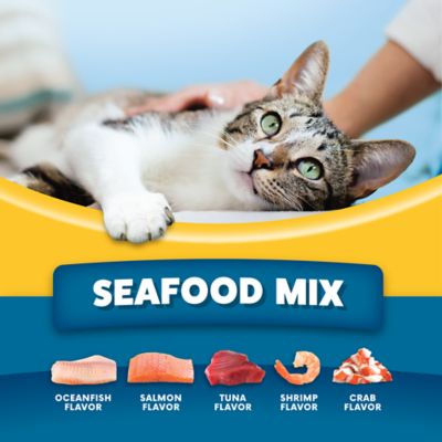 Image showing 6 th Paws & Claws Adult Indoor/Outdoor Seafood Mix Recipe Dry Cat Food