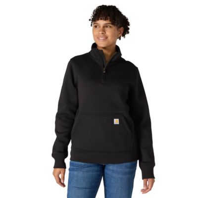 Image showing 0 th Carhartt Women's Clarksburg Relaxed Fit Midweight Quarter Zip Sweatshirt