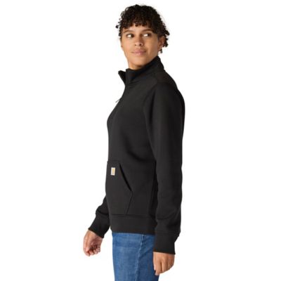 Image showing 2 th Carhartt Women's Clarksburg Relaxed Fit Midweight Quarter Zip Sweatshirt