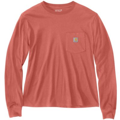 Carhartt Women's TENCEL Fiber Series Loose Fit Long-Sleeve Pocket T-Shirt