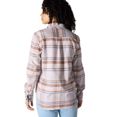 Image showing 5 th Carhartt Women's TENCEL Fiber Series Relaxed Fit Plaid Shirt