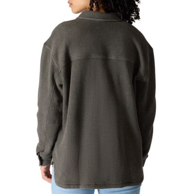 Image showing 5 th Carhartt Women's Oversized-Fit Heavyweight Waffle Knit Shirt