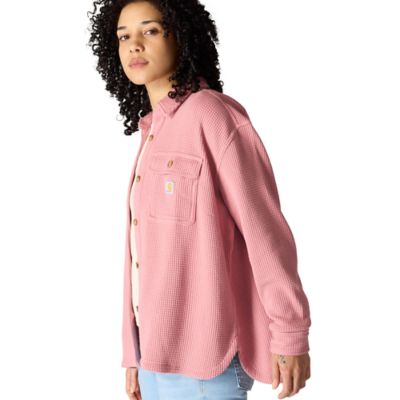 Image showing  Women's Oversized-Fit Heavyweight Waffle Knit Shirt