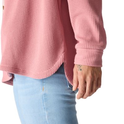 Image showing  Women's Oversized-Fit Heavyweight Waffle Knit Shirt