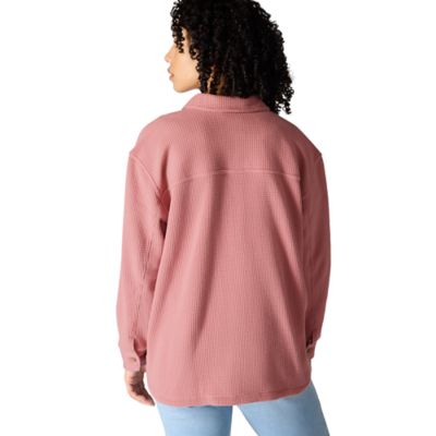 Image showing  Women's Oversized-Fit Heavyweight Waffle Knit Shirt