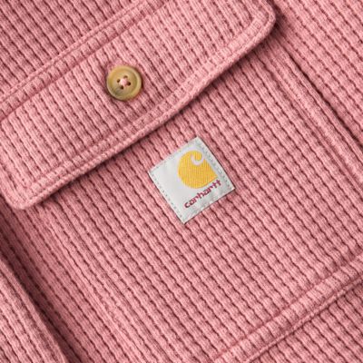 Image showing 6 th Carhartt Women's Oversized-Fit Heavyweight Waffle Knit Shirt