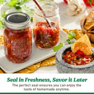 Image showing  Leakproof Lids, Wide Mouth 6-Pack