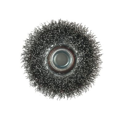 Image showing  60 pc. 3 in. Crimped Wire Cup wheel Brush, Wire Cup Set for Grinders, 5/8 in.-11 UNC