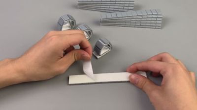 Image showing  1/4 oz. Adhesive Stick On Wheel Weights, 48 Strips/Box, 4 pk.