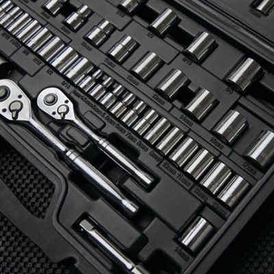 Image showing  1/4 in. 3/8 in. Dr 84 pc. Socket Set