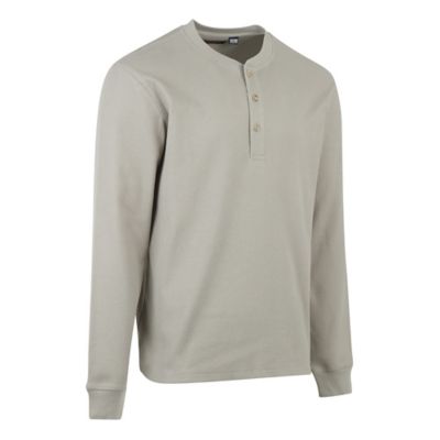 Image showing  Men's Micro Waffle Long-Sleeve Henley Shirt