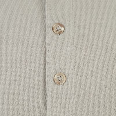 Image showing  Men's Micro Waffle Long-Sleeve Henley Shirt