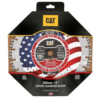Image showing  14 in. 800 Expert Hard Material Diamond Circular Saw Blade, Made in USA