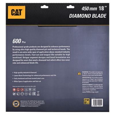 Image showing  18 in. 600 Pro Asphalt & Abrasive Material Diamond Circular Saw Blade