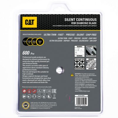 Image showing  10 in. 600 Pro Tile-Hard Dense Material Diamond Circular Saw Blade