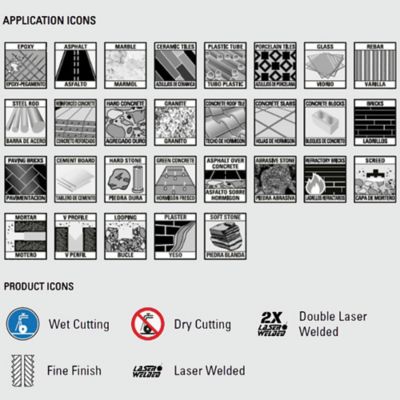 Image showing  4-1/2 in. 600 Pro Tile-Hard Dense Material Diamond Circular Saw Blade, Ultra Thin