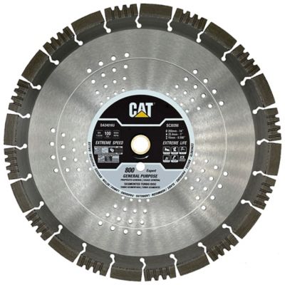 CAT Diamond Tools 14 in. 800 Expert General Purpose Diamond Circular Saw Blade, Extreme Speed