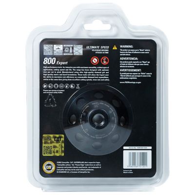 Image showing  4-1/2 in. 800 Expert Universal & Multi Material Double Row Diamond Grinder Blade