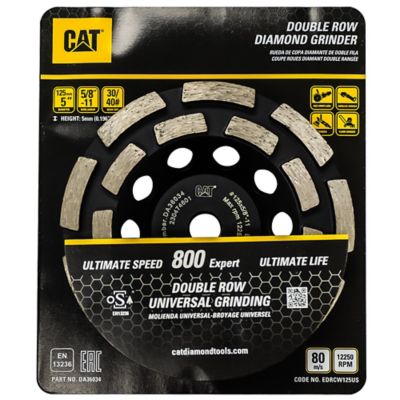 Image showing  5 in. 800 Expert Universal & Multi Material Double Row Diamond Grinder Blade
