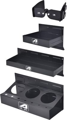 Image showing  4 pc. Magnetic ToolBox Accessory Set, 2 Trays, Can Caddy, Paper Towel &ScrewdriverHolder