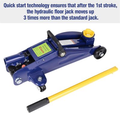 Image showing  2 Ton Hydraulic Low Profile Trolley Service Floor Jack