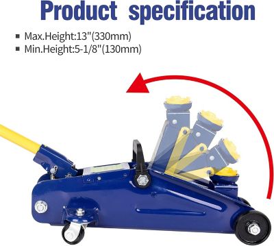 Image showing  2 Ton Hydraulic Low Profile Trolley Service Floor Jack